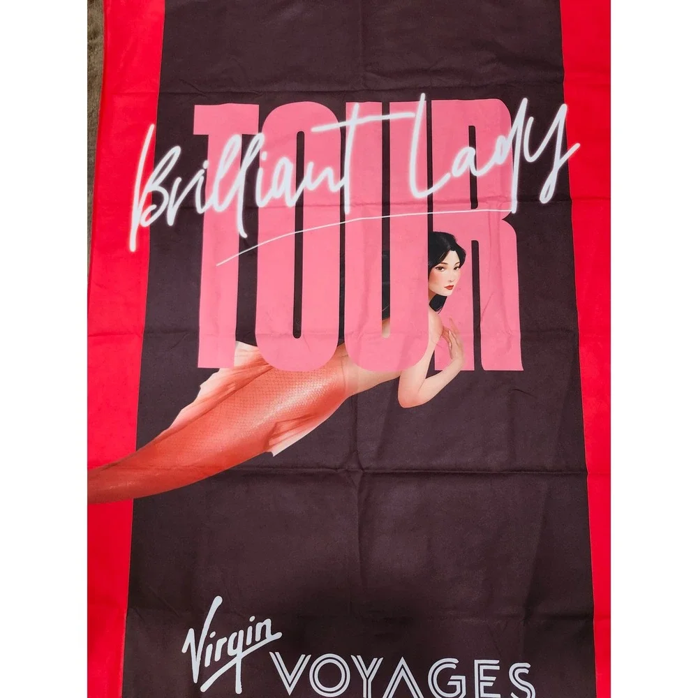 Virgin Voyages Brilliant Lady Tour Mermaiden Sea 05 2026 Red Black Banner